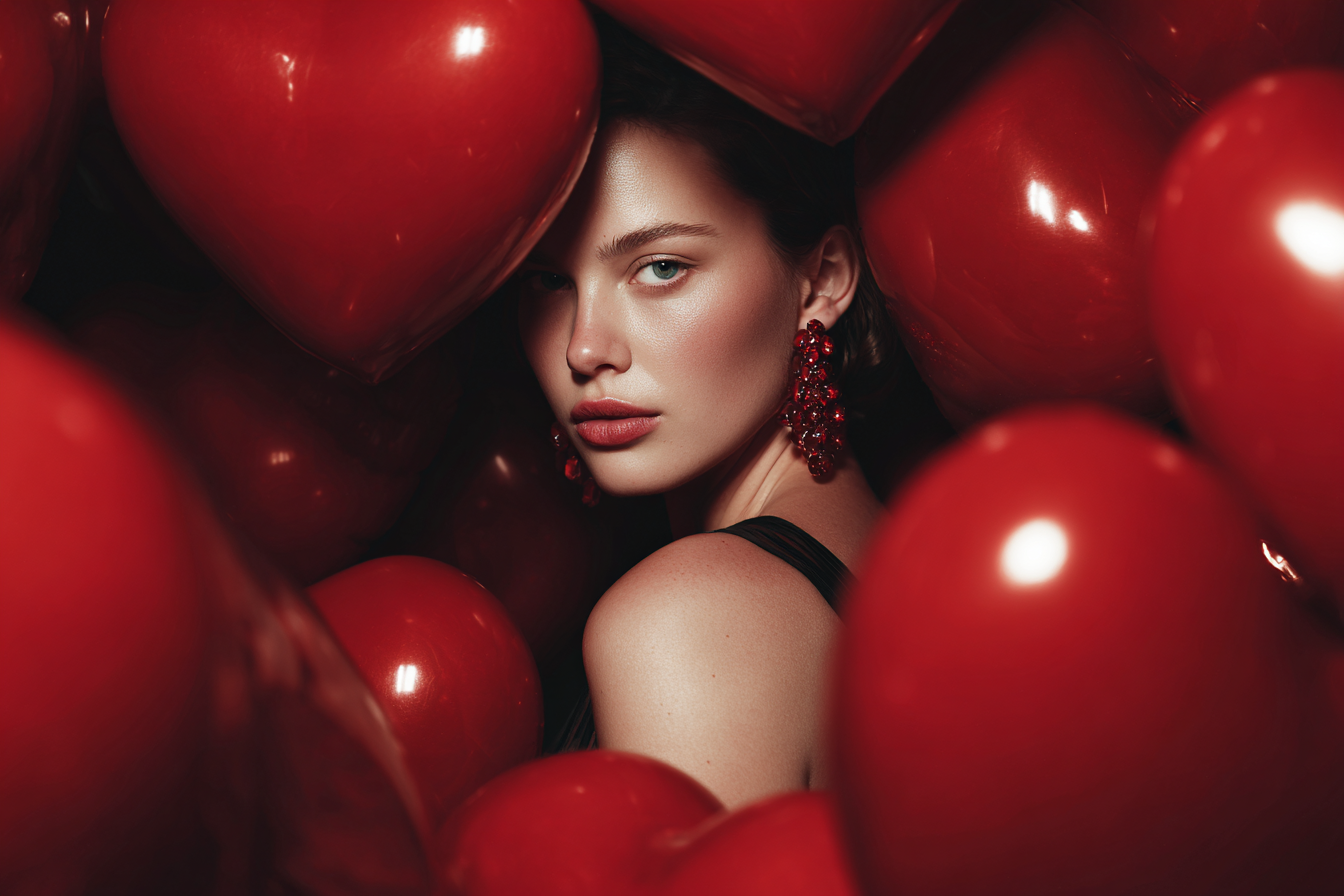 Valentine Rami Elegant Valentine Editorial Portrait
